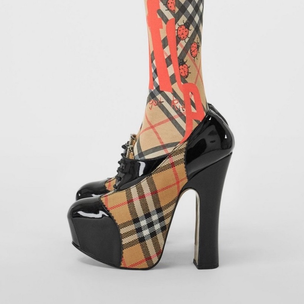 Burberry X Vivienne Westwood platform pumps